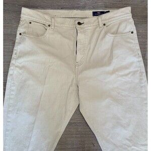 VINEYARD VINES COTTON STRAIGHT LEG STRETCH MENS Size 40X30 in CREAM BEIGE IVORY
